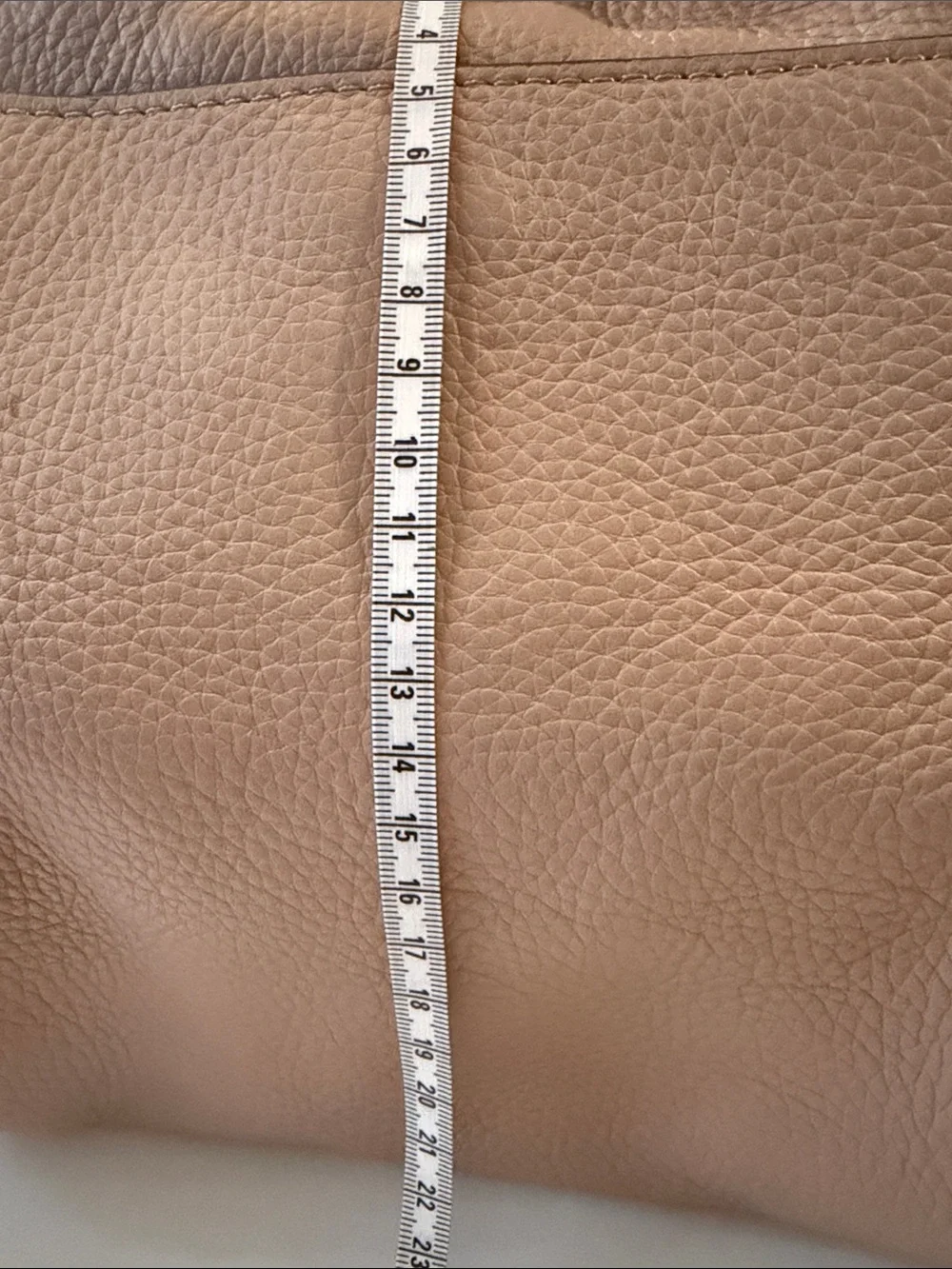 American Leather Co. Blush Pink Pebbled Crossbody with Black Strap